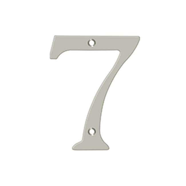 Deltana RN47 4 Numbers, Solid Brass