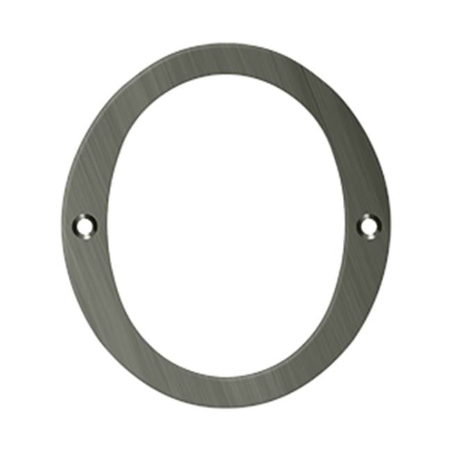 Deltana RN60 6 Numbers, Solid Brass