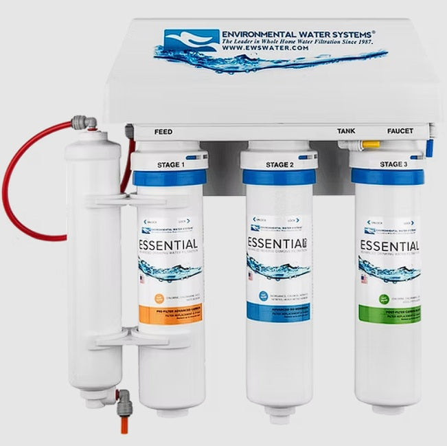 Environmental Water Systems RO4-UV EWS Essential Series Reverse Osmosis Under