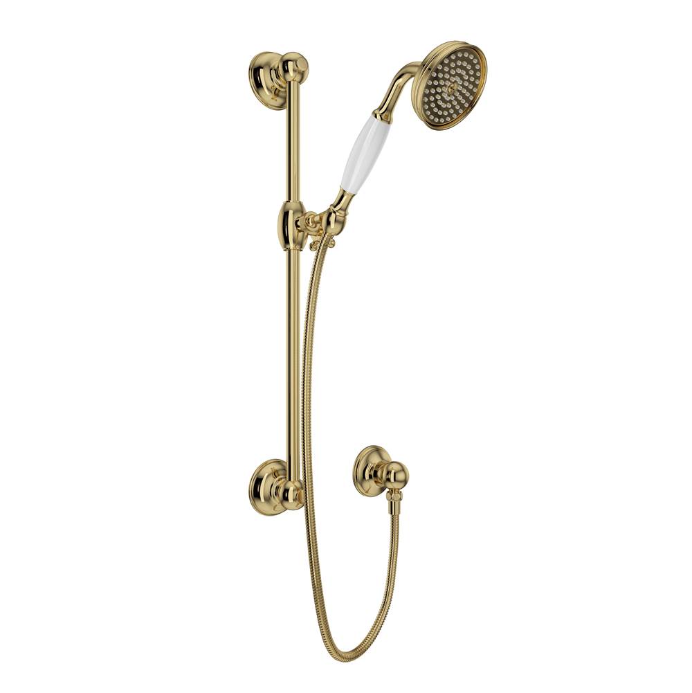 Rohl 1300E Handshower Set With 22" Slide Bar and Single Function Handshower