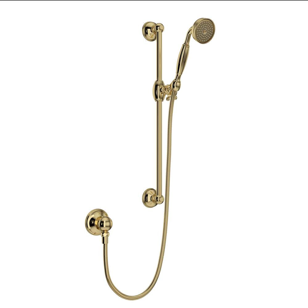 Rohl 1301E Handshower Set With 22" Slide Bar and Single Function Handshower