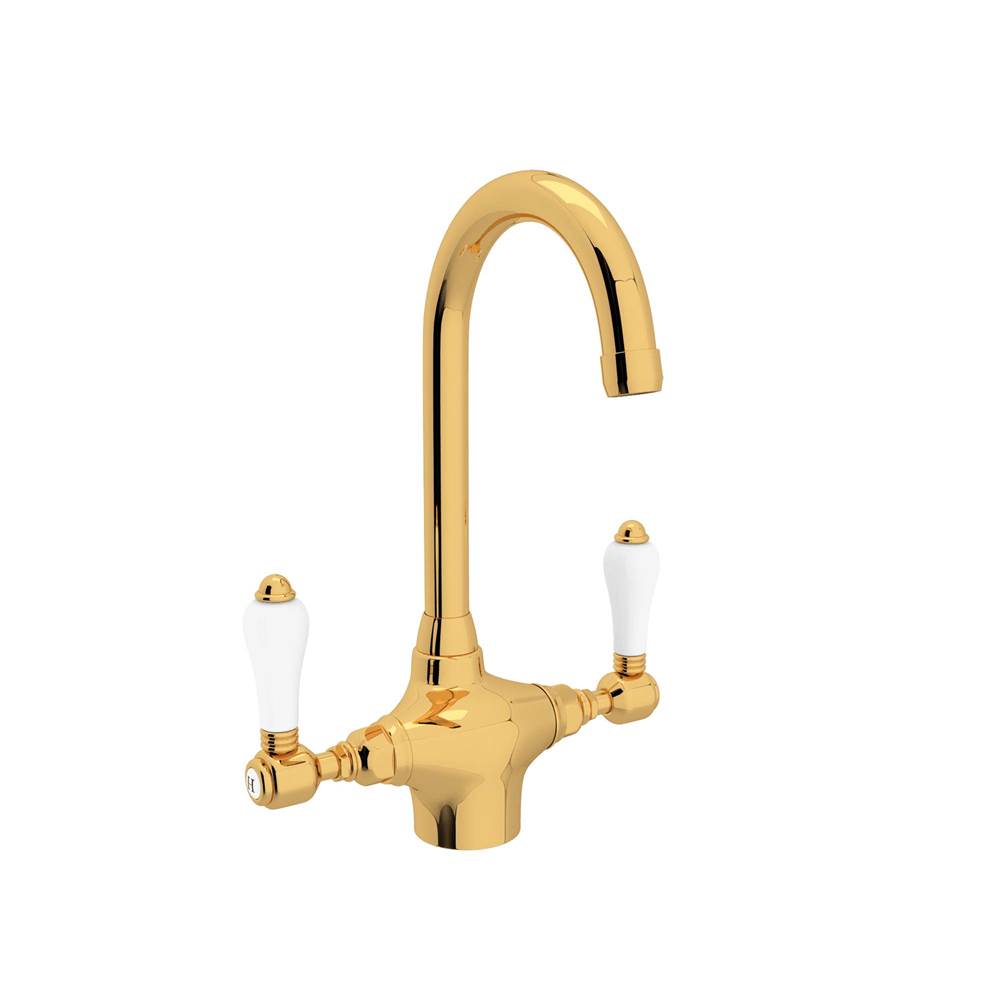 Rohl A1667LP-2 San Julio Two Handle Bar/Food Prep Kitchen Faucet