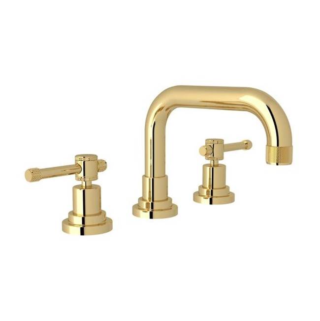 Rohl A3318IL-2 Campo Widespread Lavatory Faucet With U-Spout