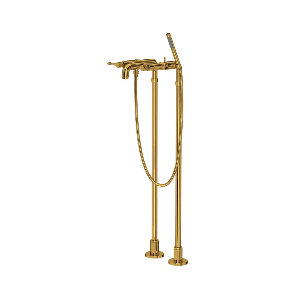 Rohl AKIT3302NIL Campo Floor Mount Tub Filler