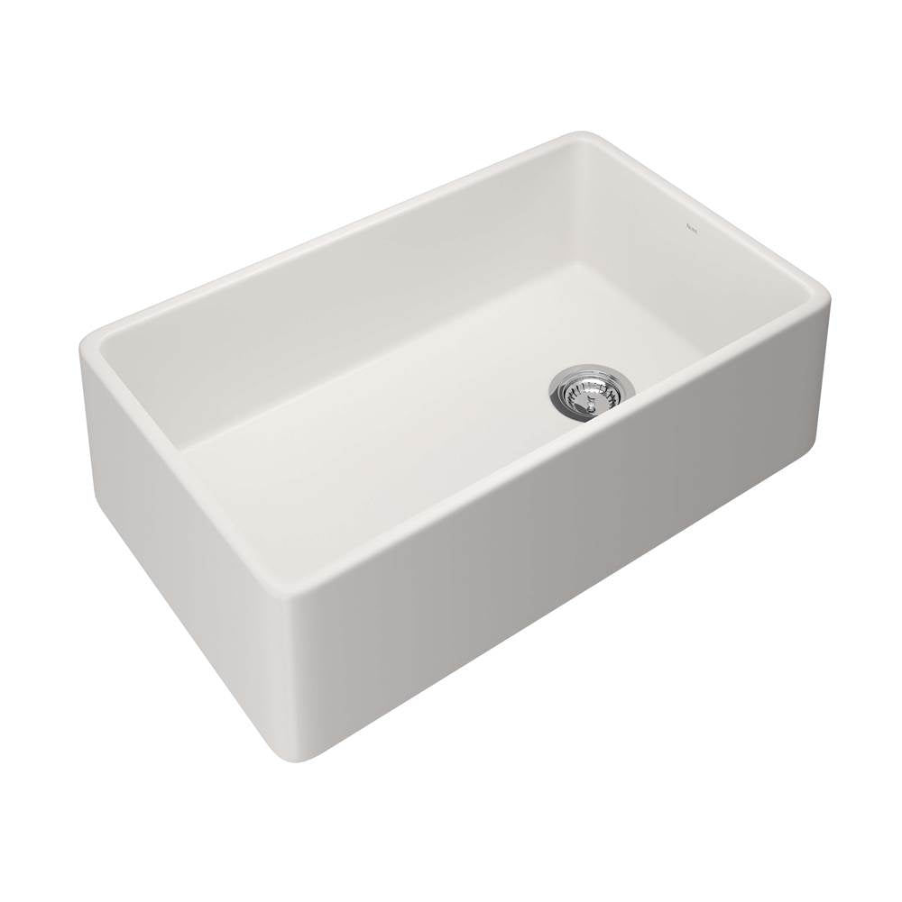 Rohl AL3220AF1 Allia 32" Fireclay Single Bowl Farmhouse Apron Front Kitchen Sink