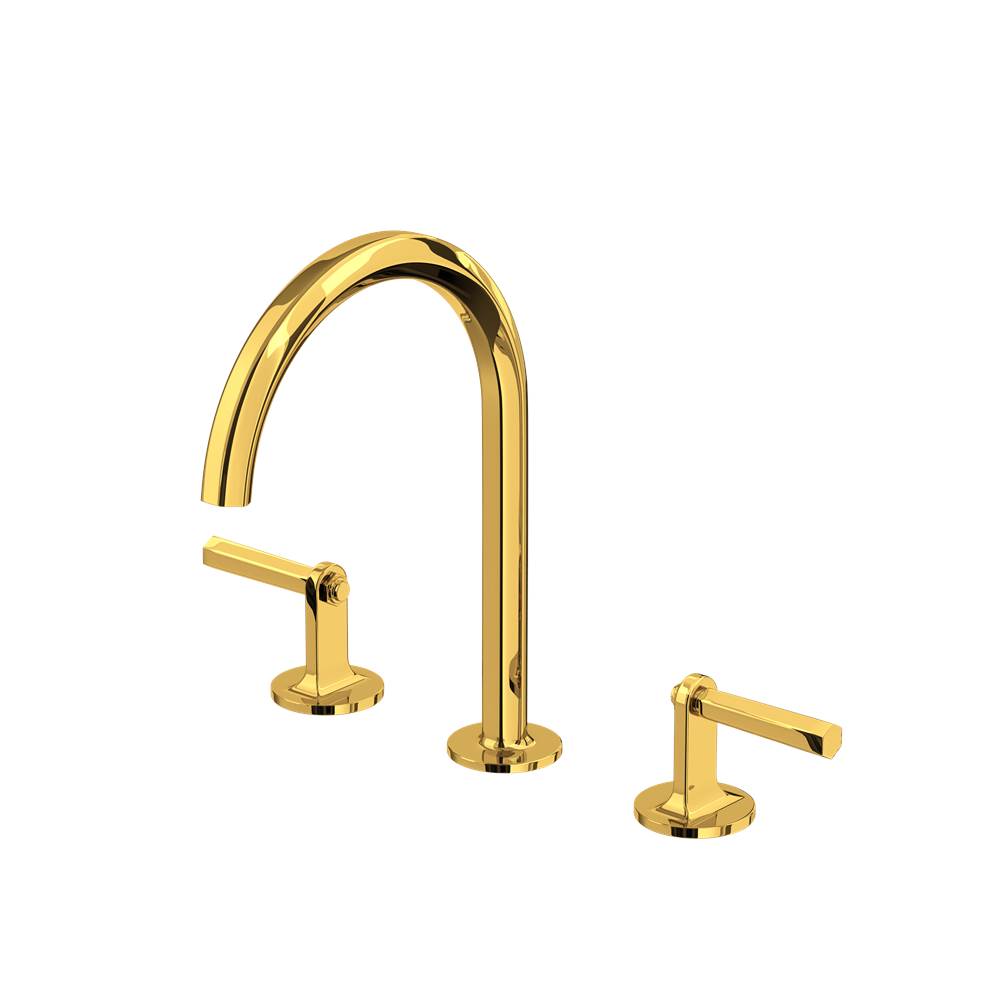 Rohl MD08D3LM Modelle Widespread Lavatory Faucet With C-Spout