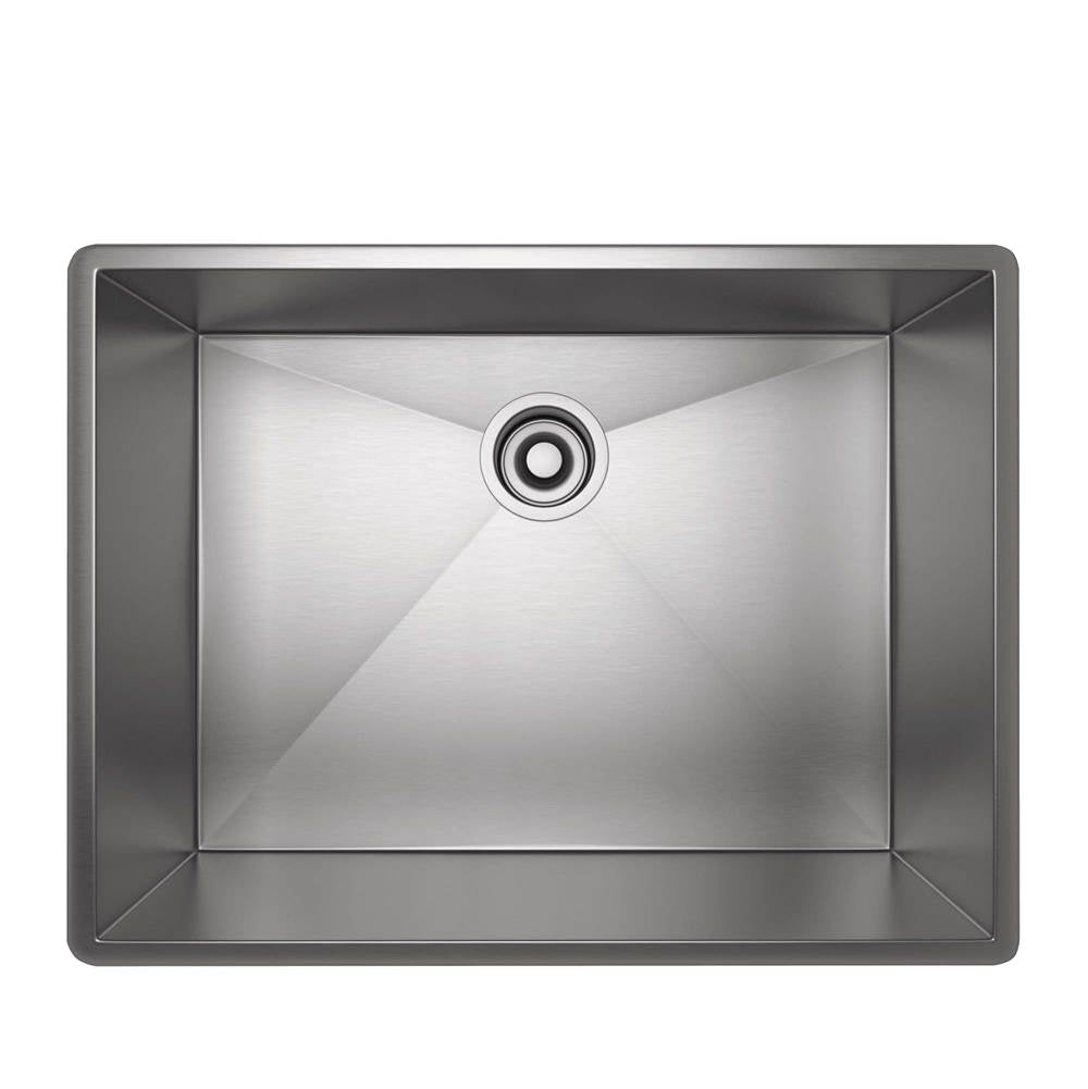 Rohl RSS2418 Forze 24" Single Bowl Stainless Steel Kitchen Sink