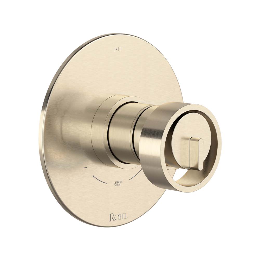 Rohl TEC23W1IW Eclissi 1/2" Thermostatic & Pressure Balance Trim With 3 Functions