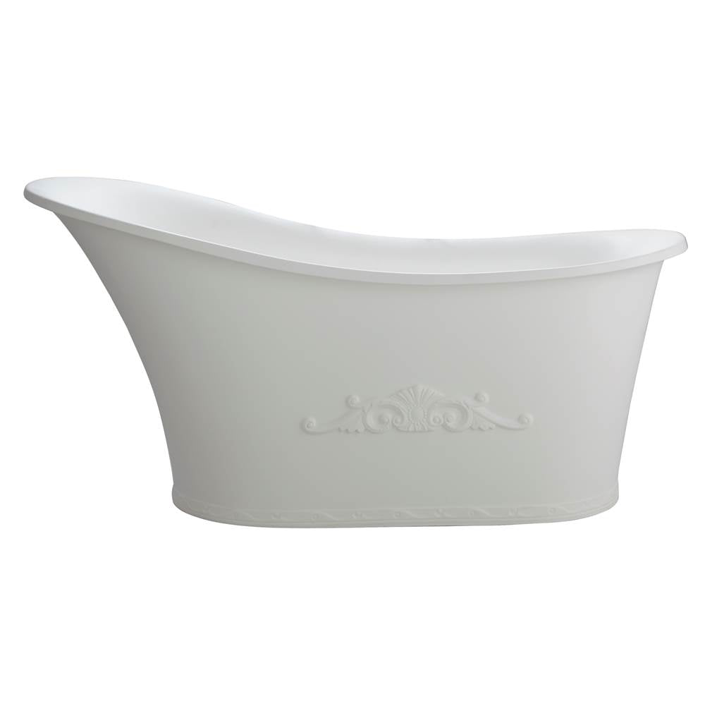 Barclay RTSN59 Ayanna Resin Slipper Tub 59 No Faucet Holes - Parent