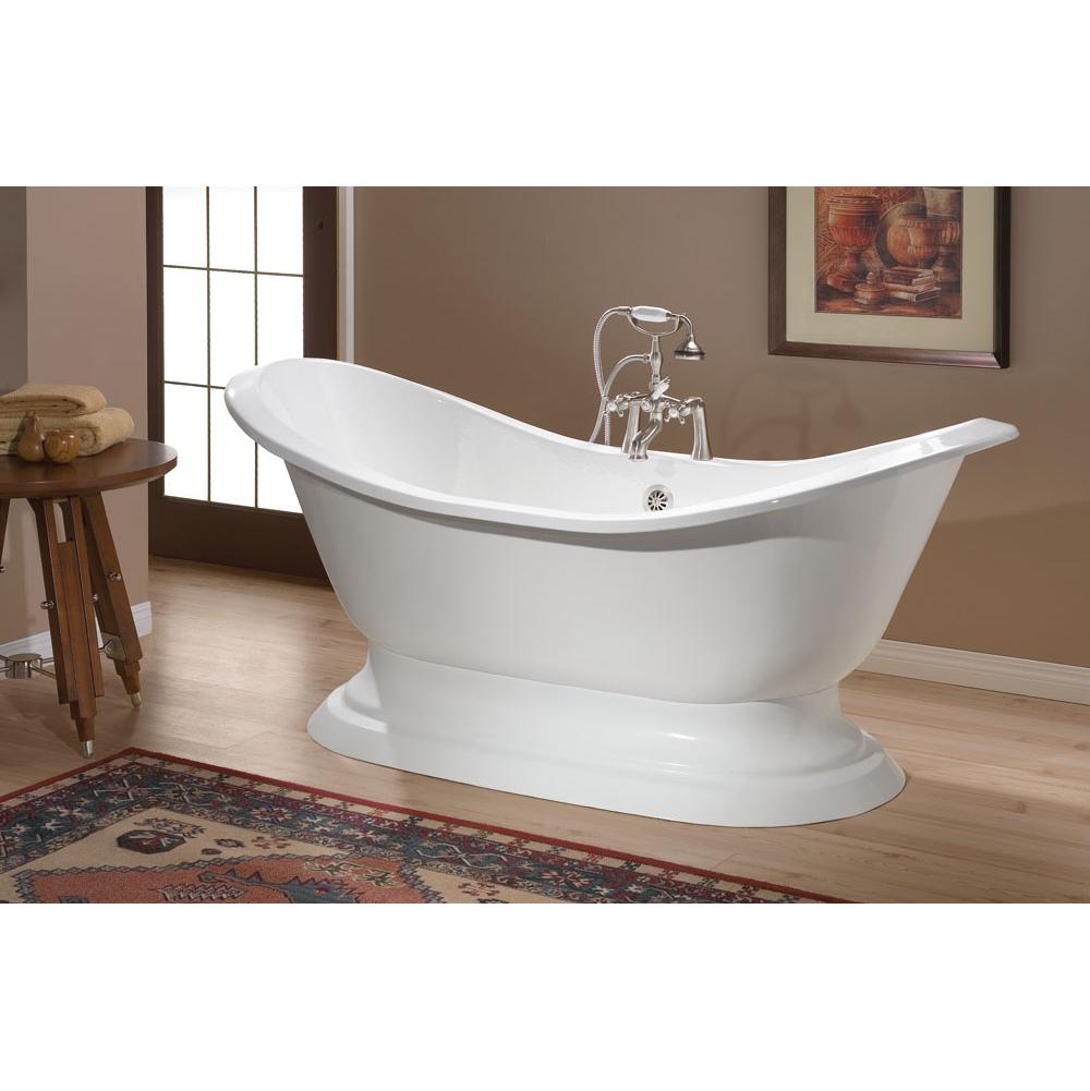 Cheviot 2151 Regency Cast Iron Bathtub With Pedestal Base And Faucet Holes - Parent