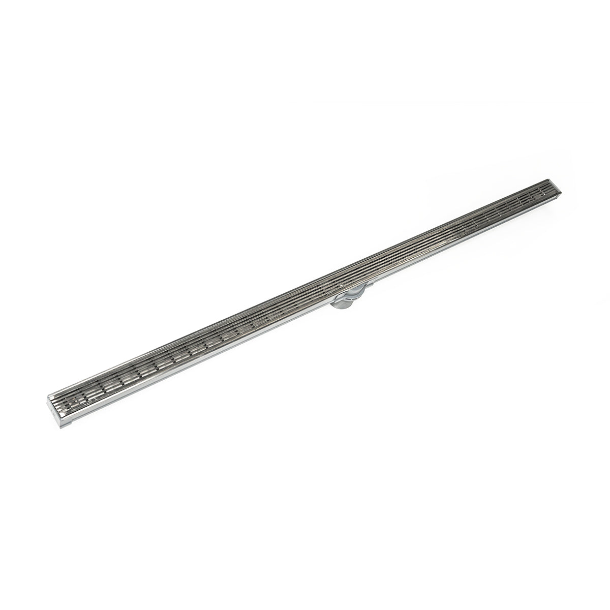 Infinity Drain S-LAG 3896 96" S-PVC Series Low Profile Complete Kit with 1 1/2" Wedge Wire Grate