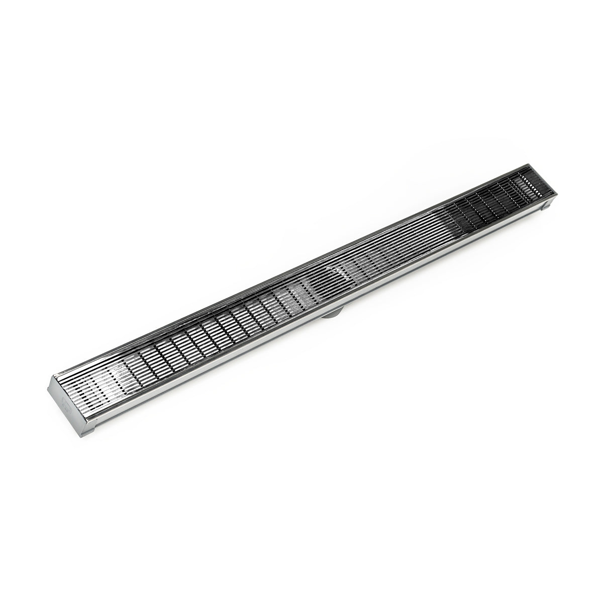 Infinity Drain S-LAG 6596 96" S-PVC Series Low Profile Complete Kit with 2 1/2" Wedge Wire Grate