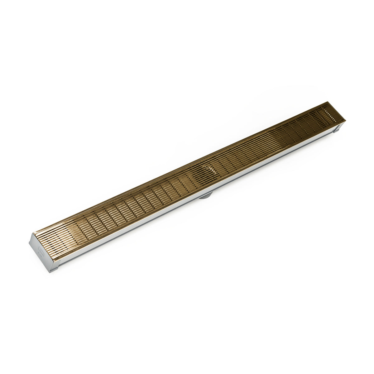 Infinity Drain S-LAG 6596 96" S-PVC Series Low Profile Complete Kit with 2 1/2" Wedge Wire Grate
