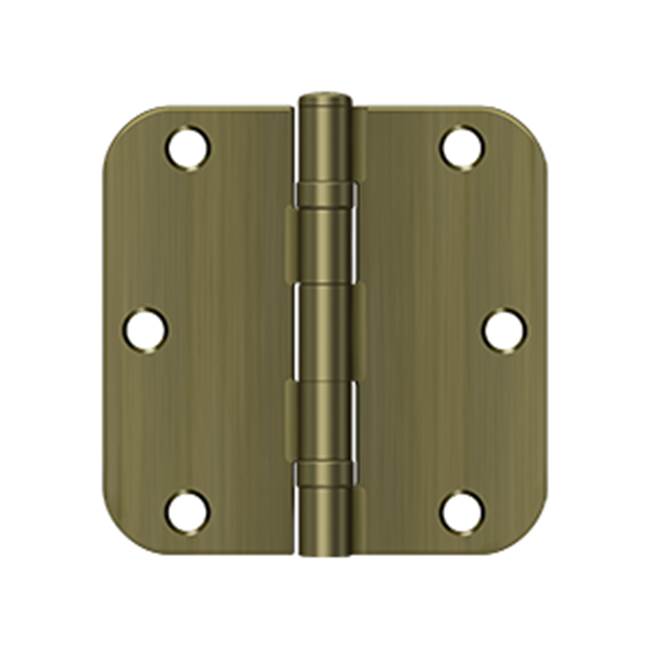 Deltana S35R5BB 3-1/2 x 3-1/2 x 5/8 Radius Hinge, Ball Bearing