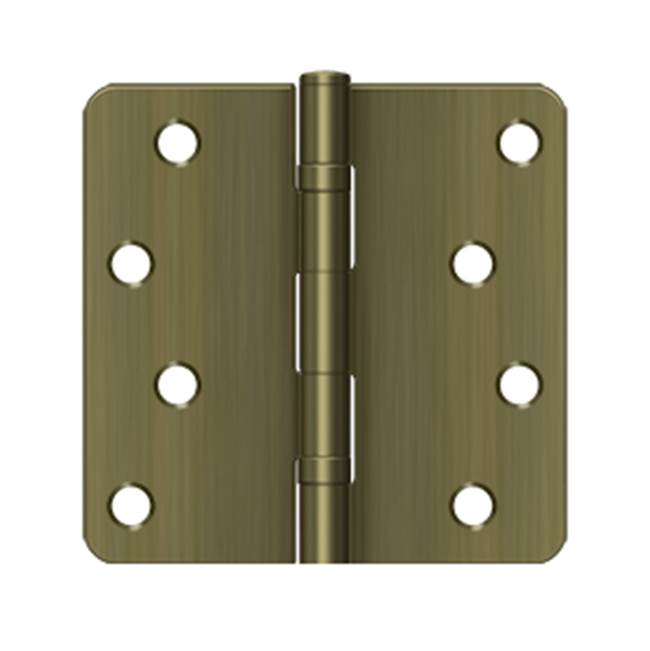 Deltana S44R4BB 4 x 4 x 1/4 Radius Hinge, Ball Bearings, Residential