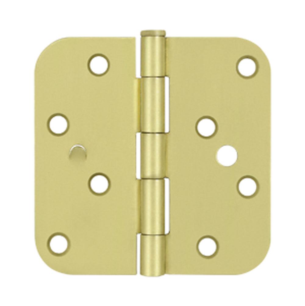 Deltana S44R54BMS 4 x 4 x 5/8 Radius Hinge, Bench Mark, Security - Parent
