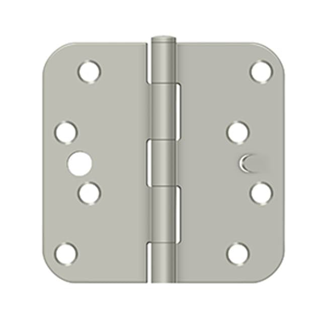 Deltana S44R5BKS 4x 4x 5/8 Radius Hinge
