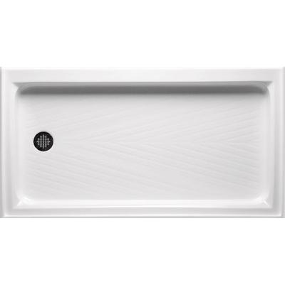 Americh S6034ER 60" x 34" End Drain Right DS Base With Square Drain - Parent
