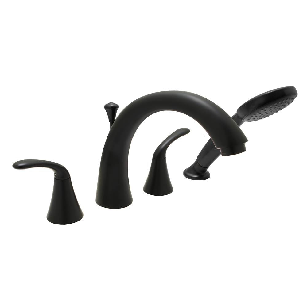 Huntington Brass S74200 Trend Four Piece Roman Tub Filler Faucet