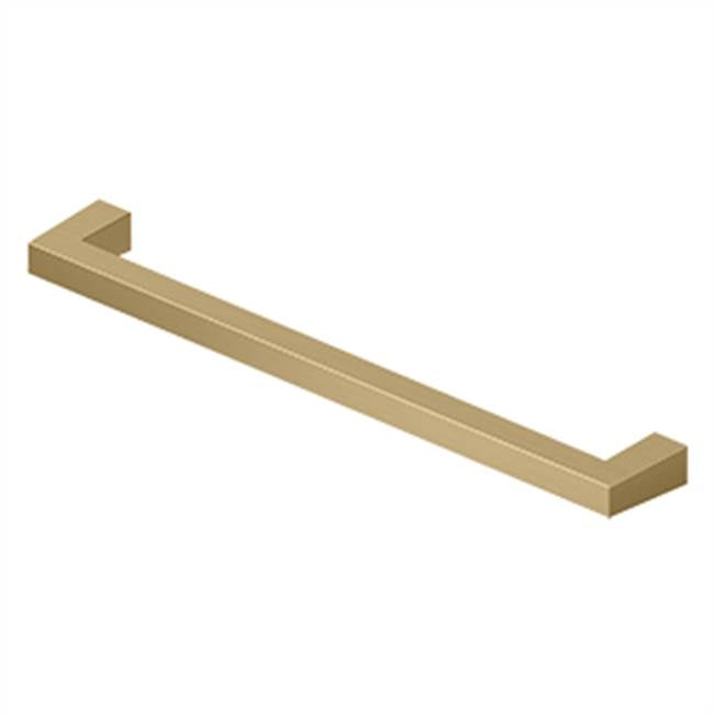 Deltana SBP80U Modern Square Bar Pull, 8, HD, Solid Brass