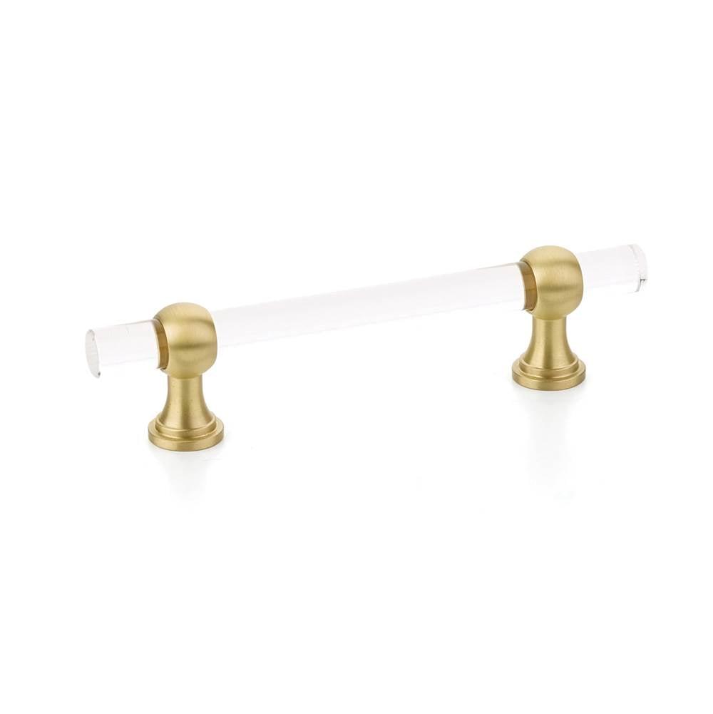 Schaub 414 Lumiere Transitional Pull Adjustable acrylic 4" Center to Center