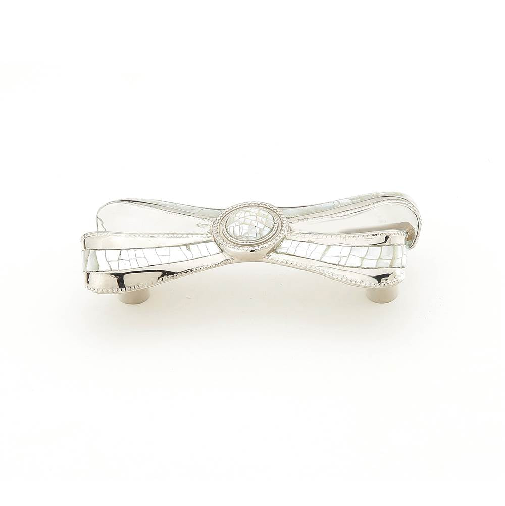 Schaub 660-PN Avalon Bay Pull Ribbon Bow 3 Center to Center - Polished Nickel