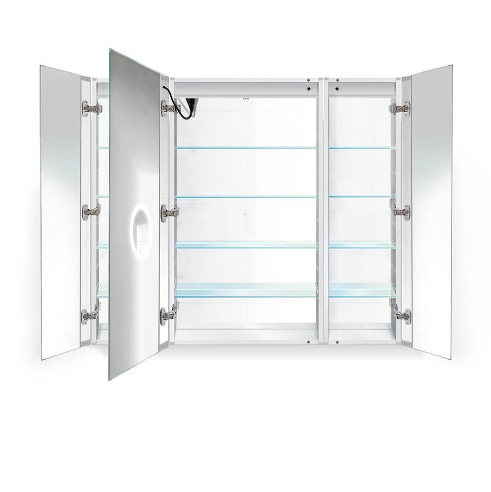 Krugg SVANGE4842LLR LED Medicine Cabinet 48X42 With Dimmer and Defogger