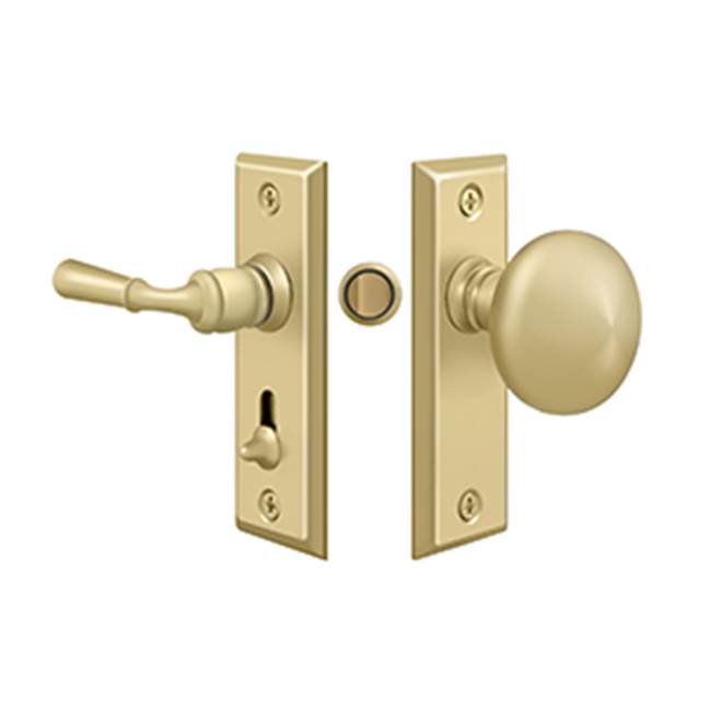 Deltana SDLS480U Storm Door Latch, Rectangular, Tubular Lock