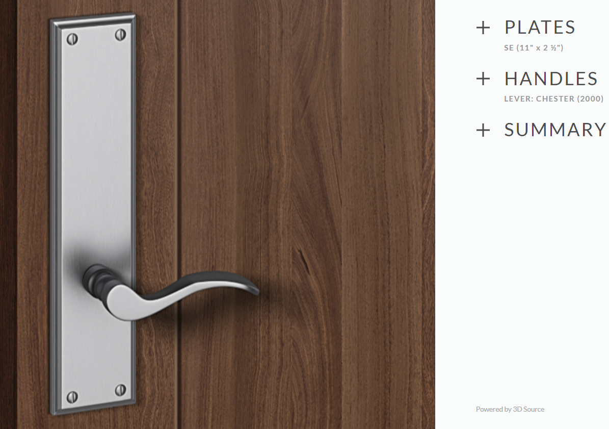 Ashley Norton SE.2000.26.L.4-238 Chester Privacy - Satin Nickel