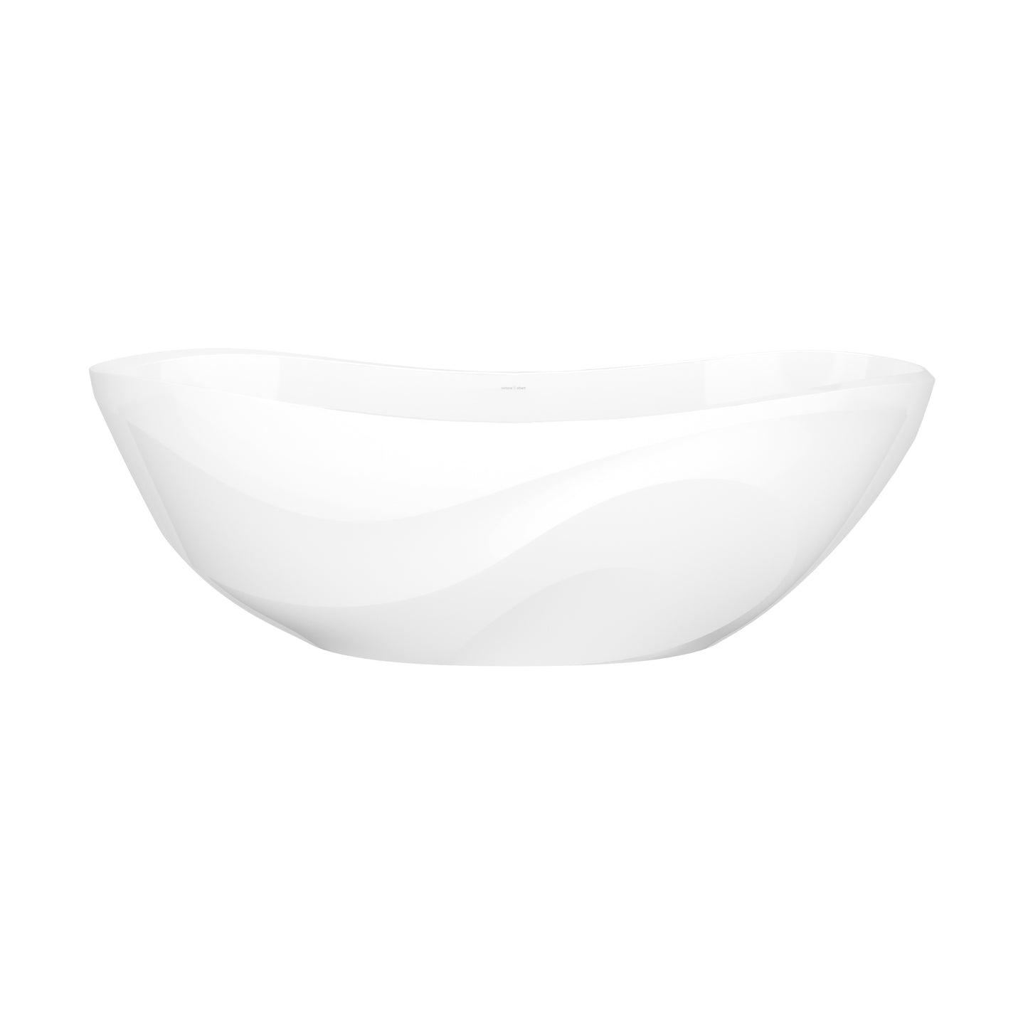 Victoria + Albert SE2-N-SW-NO 70" x 30" Freestanding Soaking Bathtub With Curved Rim