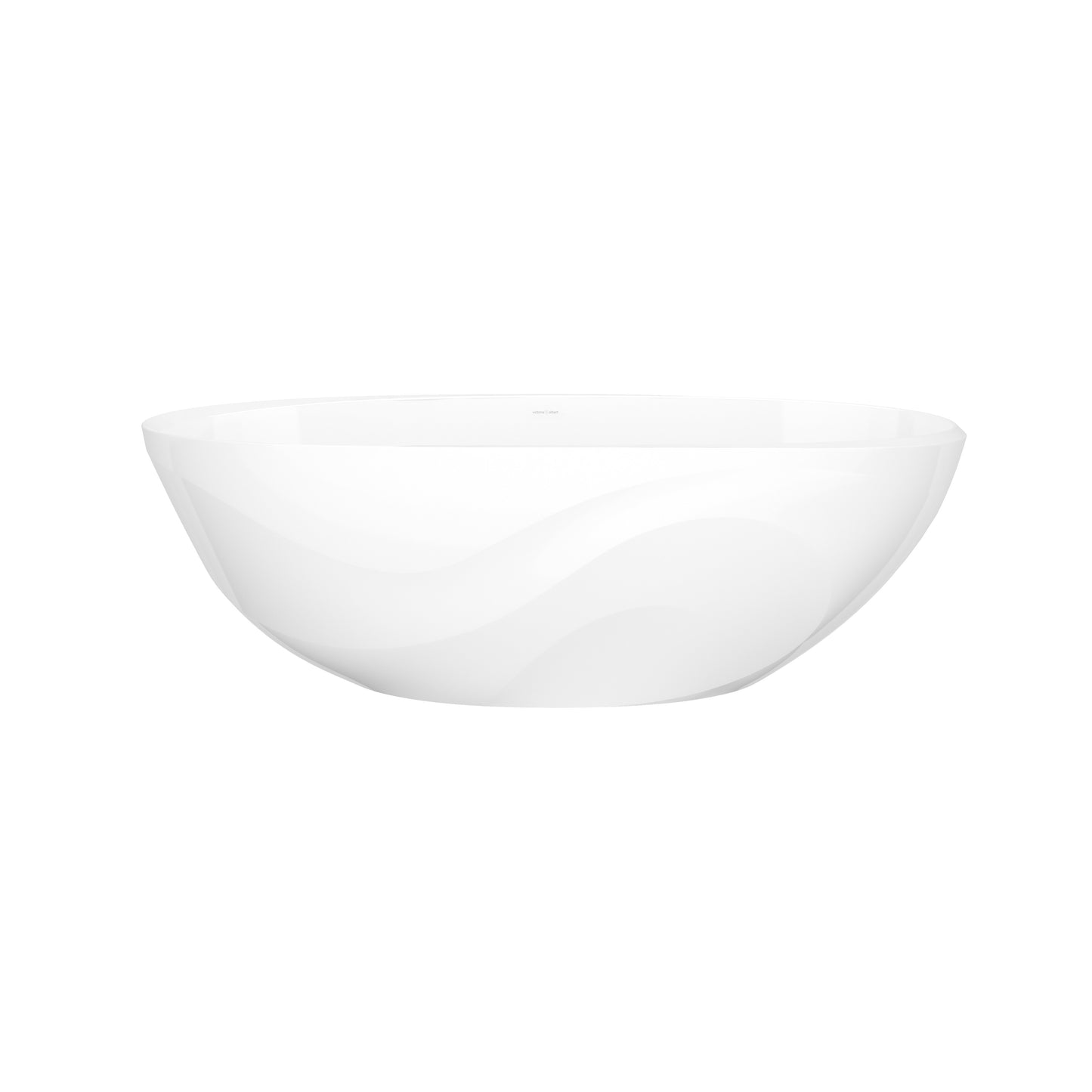 Victoria + Albert SE3-N-SW-NO 65" x 30" Freestanding Soaking Bathtub With Flat Rim