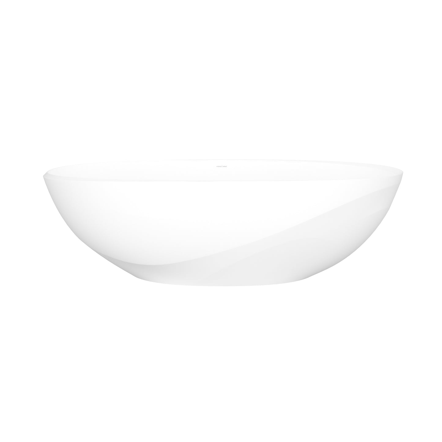 Victoria + Albert SE4M-N-SM-NO 70" x 30" Freestanding Soaking Bathtub With Flat Rim