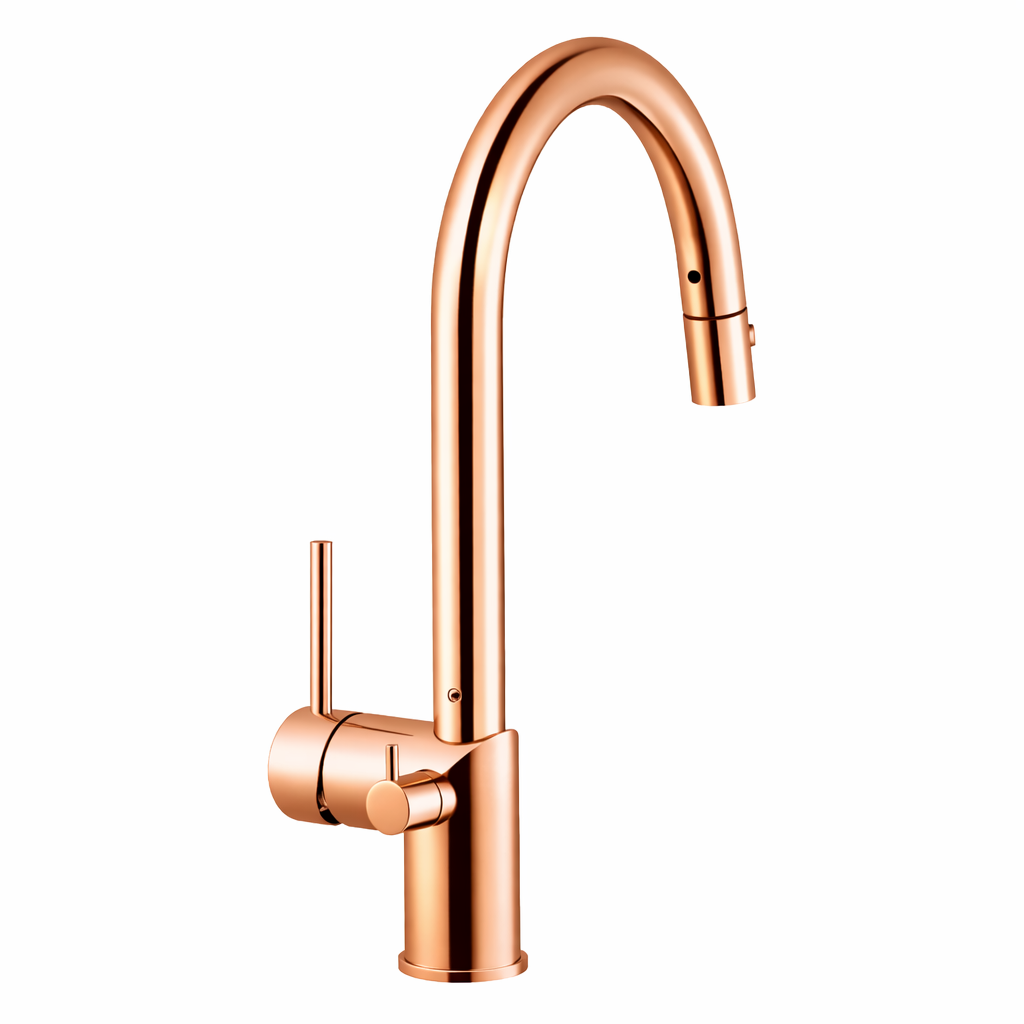 Houzer SHPD-2000 Sentry Dual Function Pull Down with Shut Off Valve for Hot Water