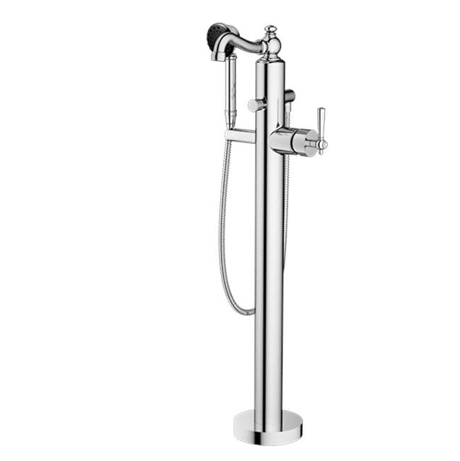 Santec 1094MP-TM Trim - Floor Mount Tub Filler with Hand Shower - Parent