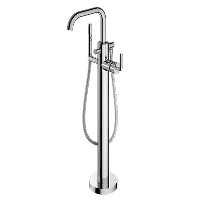 Santec 3994CK-TM Trim - Floor Mount Tub Filler with Hand Shower - Parent