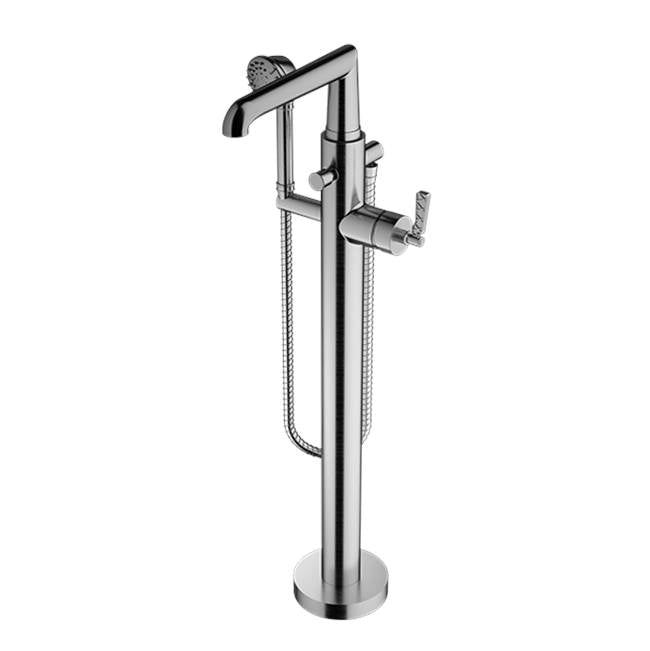 Santec 5594LX-TM Trim - Floor Mount Tub Filler with Hand Shower