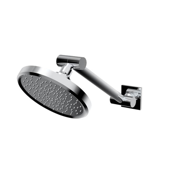 Santec 702407 6" Single Function Showerhead with Adjustable Arm and Flange - Parent