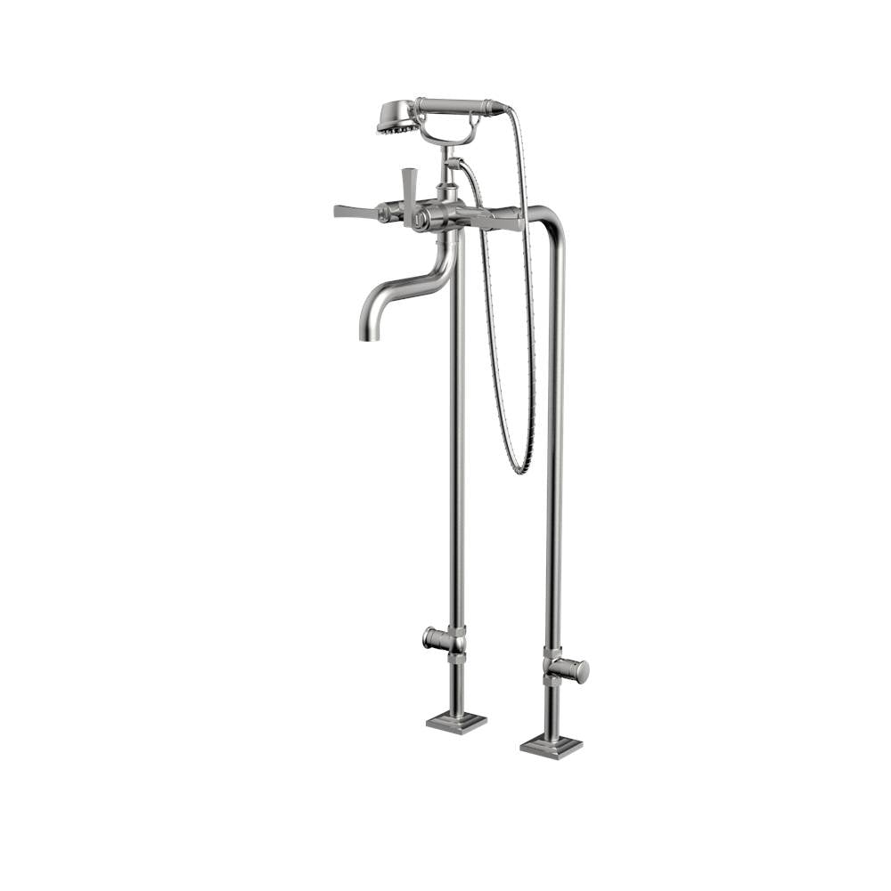 Santec 7052ED Floor Mount Tub Filler with Hand Shower and Shut-off Valves - Parent