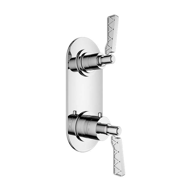 Santec 7196LX-TM Trim - 1/2" Thermostatic Trim with Volume Control and 2-Way Diverter - Parent