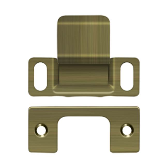 Deltana SP2751U Strike Plate, Dust Cup, Adjustable, 2-3/4 x 1-1/4