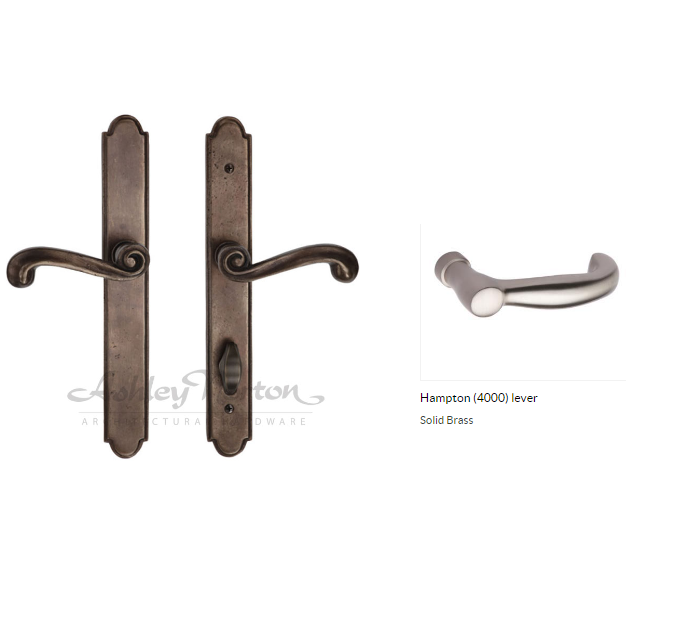 Ashley Norton SPEU4.4000.42.R.8/4 Hampton Full Dummy - Dark Oil Rubbed/Satin Nickel