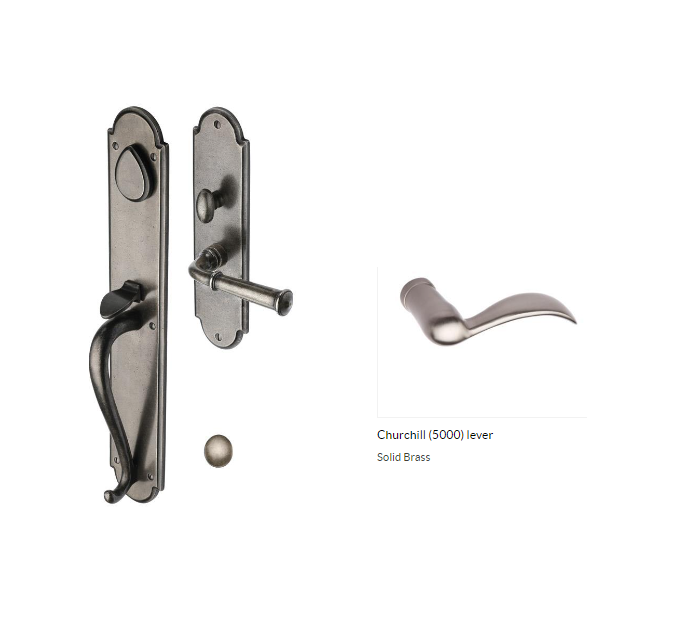 Ashley Norton SPSGL.5000.42.R.4 Churchill GxL Dummy - Satin Nickel