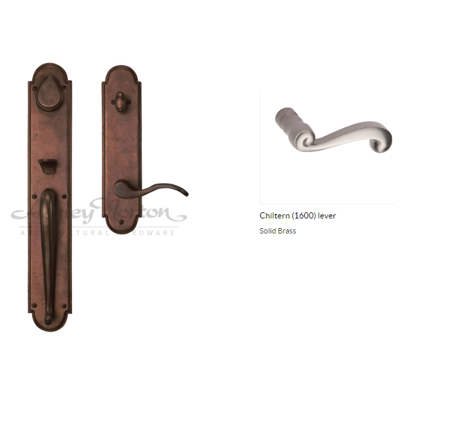 Ashley Norton SPTUB.1600.42.L.8 Chiltern Gripset Dummy - Dark Oil Rubbed