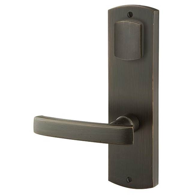 Emtek 7571GT Passage Double Keyed , Sideplate Locksets Missoula 5-1/2" Center to Center Keyed , Georgetown Knob - Parent