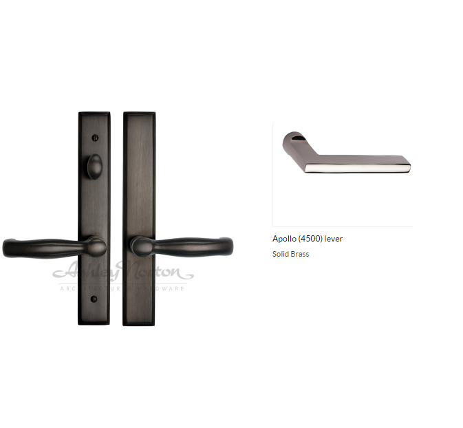 Ashley Norton SQEG4.4500.47.L.BK Apollo Lever Low Dummy - Flat Black
