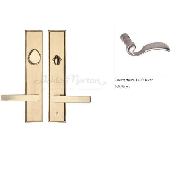 Ashley Norton SQLES.1700.43.R.4B-234 Chesterfield Patio - Polished Nickel