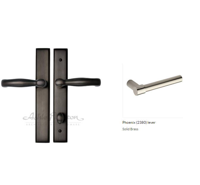 Ashley Norton SQLP4.2380.55.R.8 Phoenix US Lever High Entry - Dark Oil Rubbed