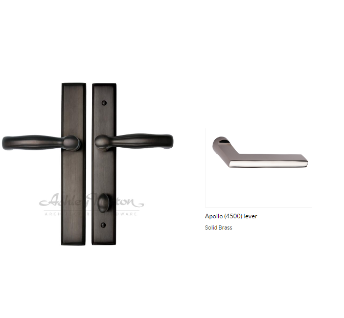 Ashley Norton SQLP4.4500.55.R.8 Apollo US Lever High Entry - Dark Oil Rubbed