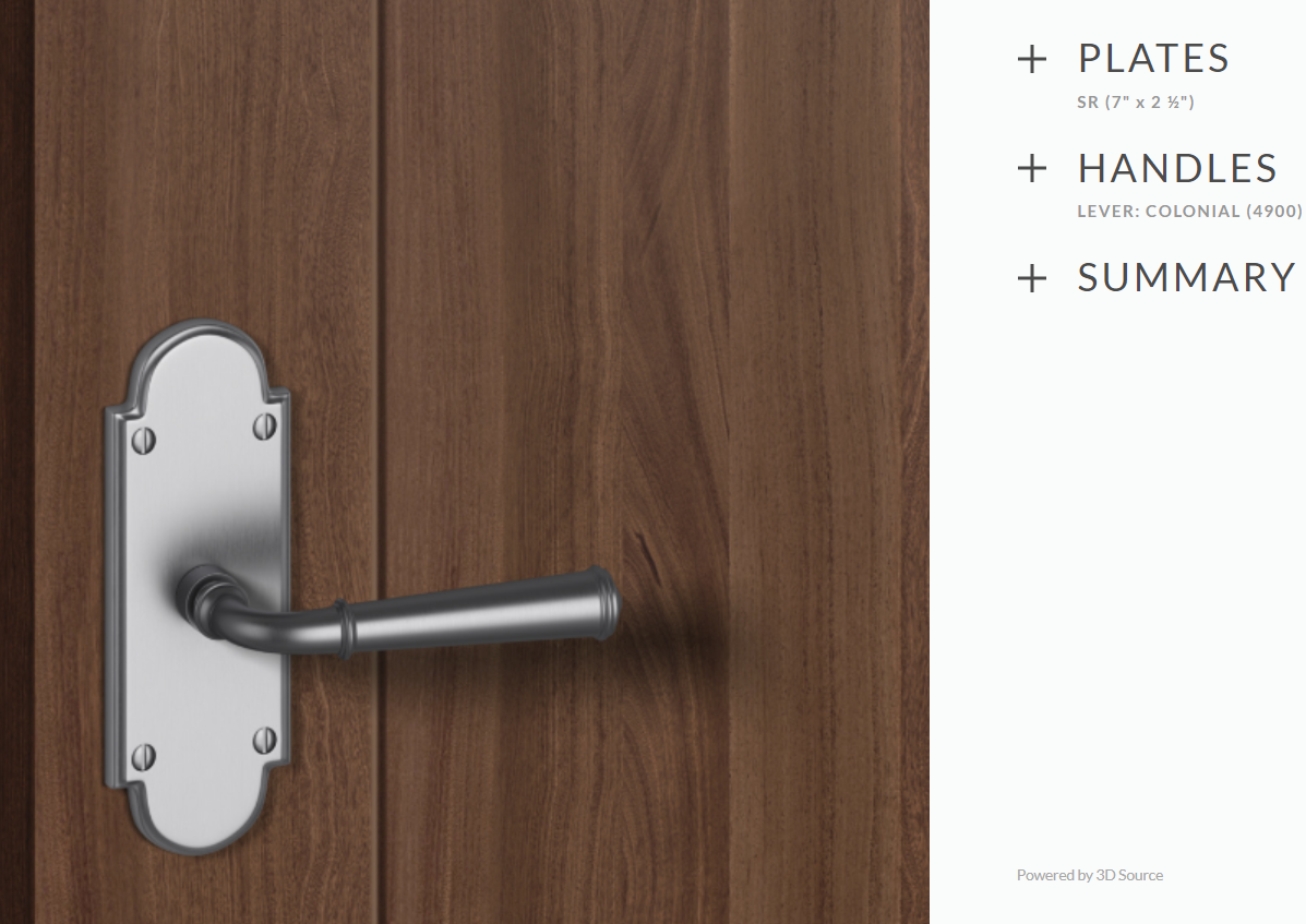 Ashley Norton SR.4900.40.R.4 Colonial SIngle Dummy - Satin Nickel