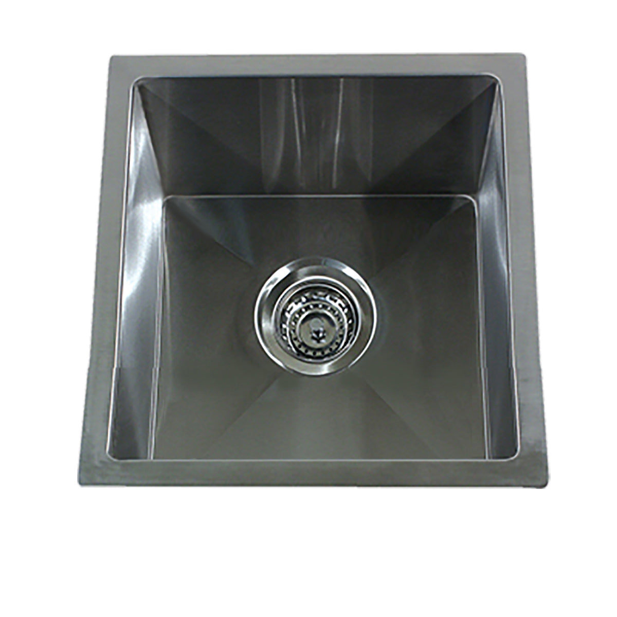 Nantucket Sinks SR1515 15" Undermount Small Radius Stainless Steel Bar/Prep Sink